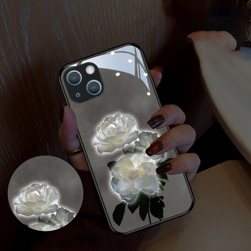 Camellia Incoming Call Flashing Phone Case